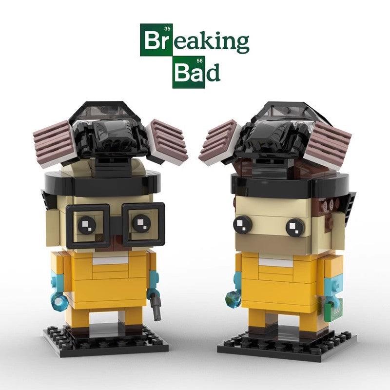 MOC-22534 Breaking Bad Brickheadz Collection - Walter White & Jesse Pinkman