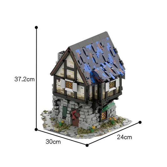 MOC-44070 The Medieval Smithy Modular Building
