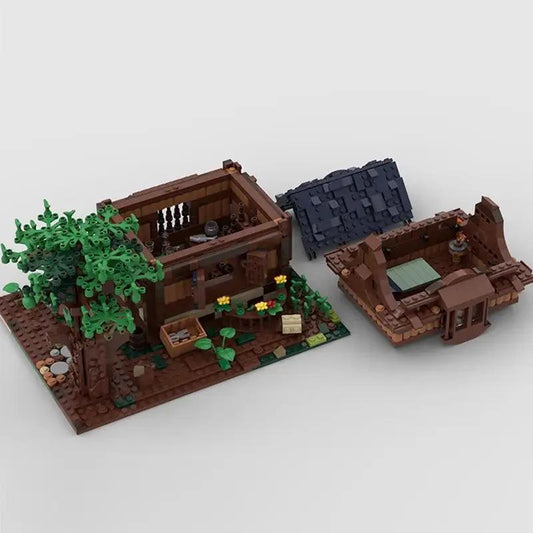 MOC-50031 Modular Medieval House Alternative Build Modular Building