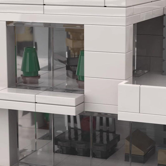 MOC-50355 Bauhaus Mansion (with Interior)