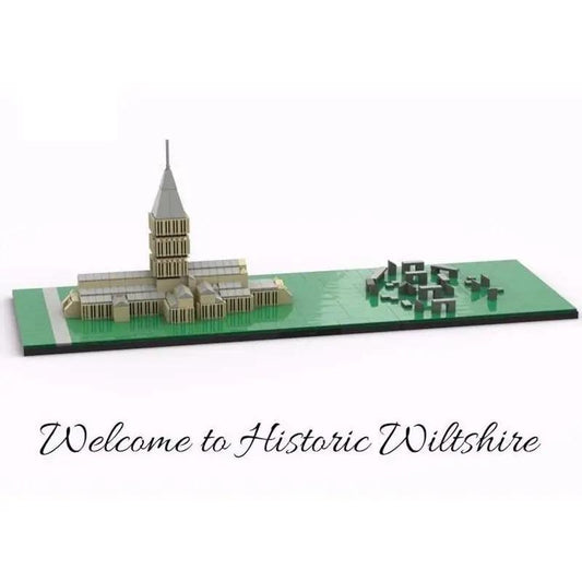 MOC-45767 Salisbury Cathedral & Stone Henge Architecture.