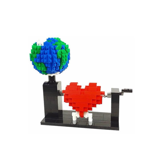 MOC-75710 Love Planet, a LEGO Heart automaton