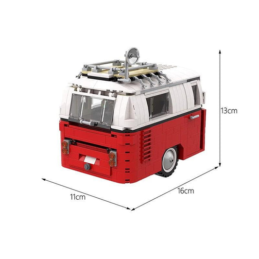 MOC-46121 Caravan / Camping Trailer for 10220 T1 Bus
