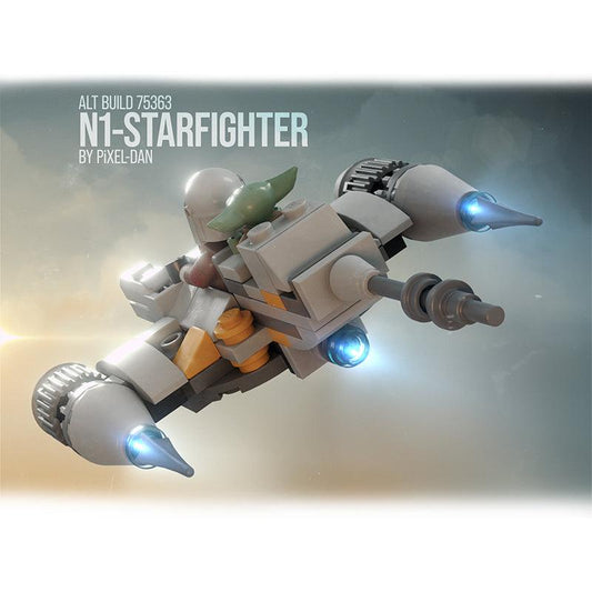 MOC-153746 PiXEL-DANs 75363 N-1 Starfighter alternate build - no extra parts needed