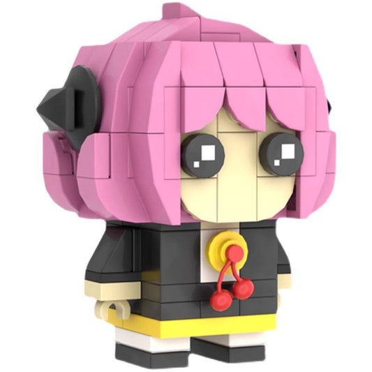 MOC-112345 Anya Forger from SPY x FAMILY, 3X3 Brickheadz