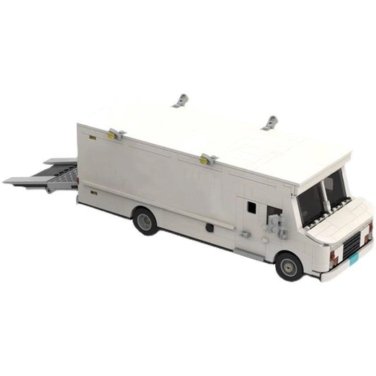 MOC-58775 Time Machine and Doc Brown Van