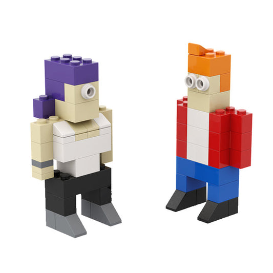 MOC-156603 Leela & Fry - Futurama - Season 7 Episode 1 " Rebirth"