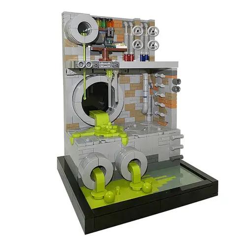 MOC-111005 TMNT Sewer Diorama MOC - Ninja Turtles