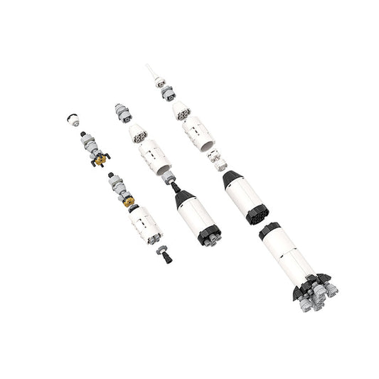 MOC-122492 Apollo Saturn V, 1:330 scale