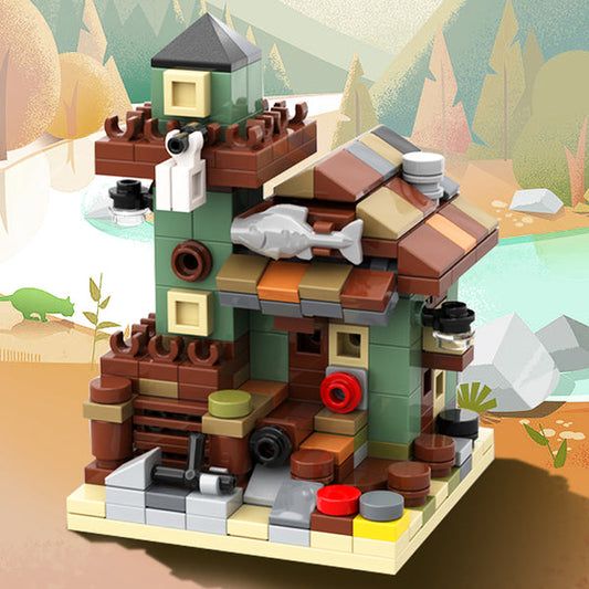 MOC-107228 Mini Modular 21310 Old Fishing Store