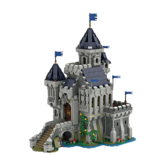 MOC-101775 Black Falcon Knight's Castle (31120 'Medieval Castle' Alternate Build)