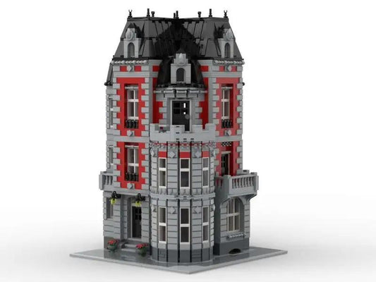 MOC-35065 Corner Mansion Modular