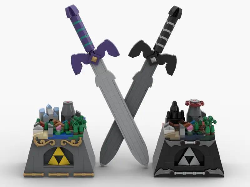 MOC-36344 Zelda MOC: The Master Sword & Dark Link Sword– MOC Brick