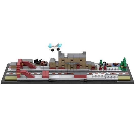 MOC-31632 Movie Hօgwarts Express And Hogsmeade Station Architecture Harry Potter