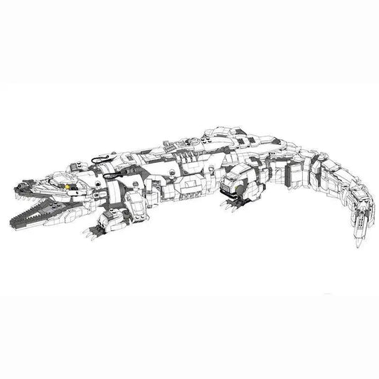 Mechanical crocodile robot