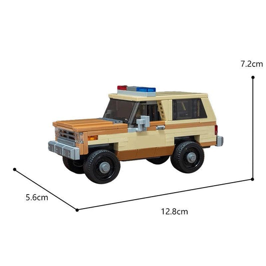 GOBRICKS MOC-118520 Jim Hopper's Chevy K5 Blazer from 'Stranger Things'