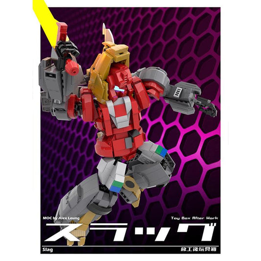 MOC- Transformers G1 Dinobots Slag