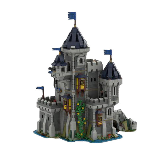 MOC-101775 Black Falcon Knight's Castle (31120 'Medieval Castle' Alternate Build)