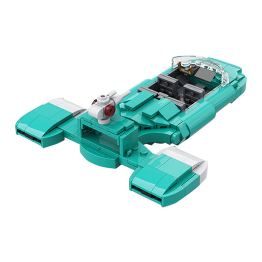 MOC-145255 Seraph-class Urban Security Landspeeder (Dark Turquoise)