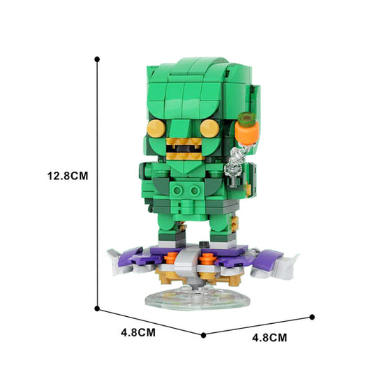 MOC-95523 Green Goblin Brickheadz LEGO MOC - Marvel Studios Spider-Man: No Way Home