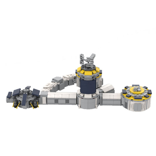 MOC-130781 Jamestown base Season 2 - For all mankind (nanofigure scale)