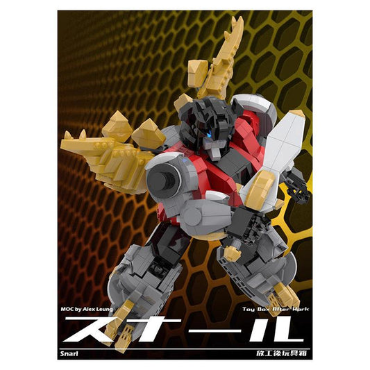 MOC- Transformers G1 Dinobots Snarl
