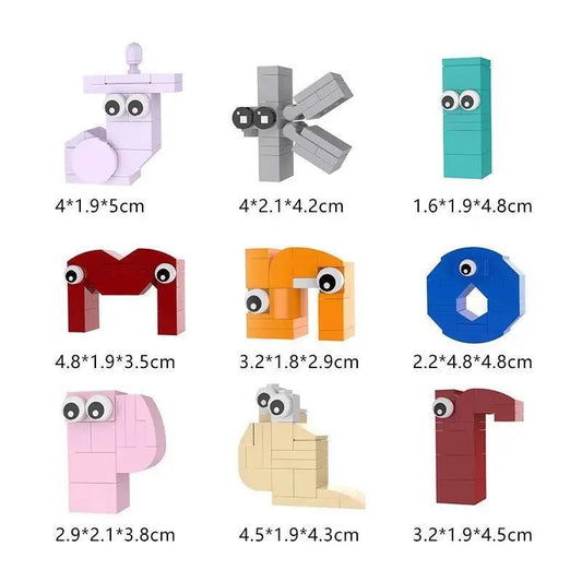 26 lowercase letters