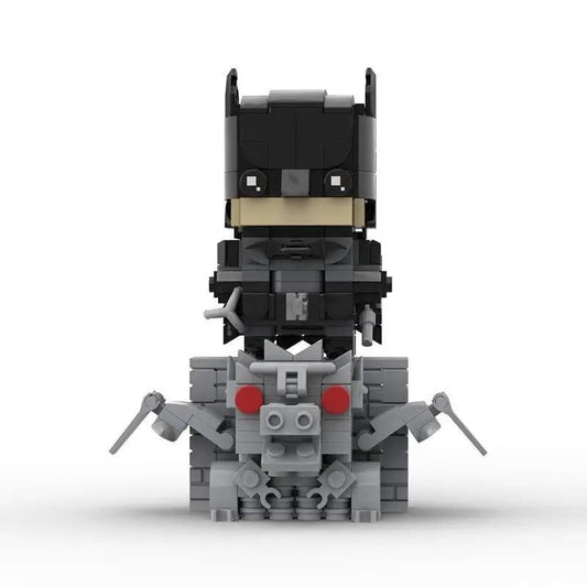 MOC Custom Batman Brickheadz + Base