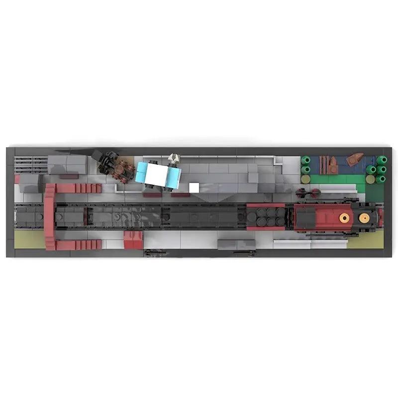 MOC-31632 Movie Hօgwarts Express And Hogsmeade Station Architecture Harry Potter