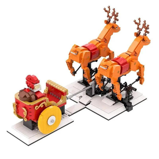 Gift reindeer Santa Claus
