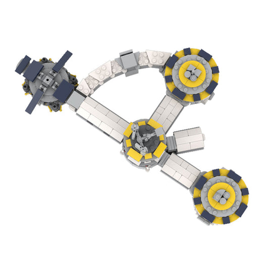 MOC-130781 Jamestown base Season 2 - For all mankind (nanofigure scale)