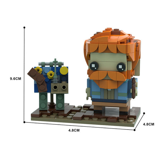 MOC-74161 Vincent van Gogh Brickheadz
