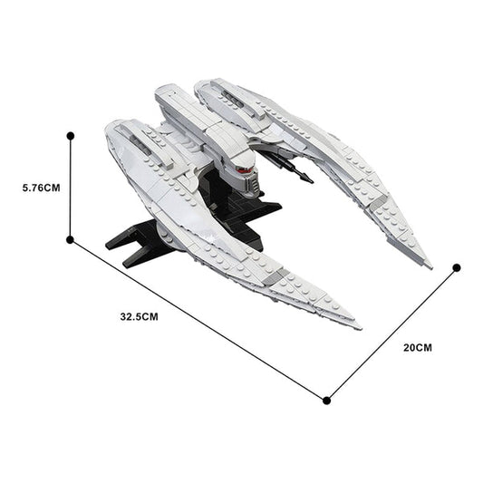 MOC-85569 MK II Cylon Raider - Minifig scale