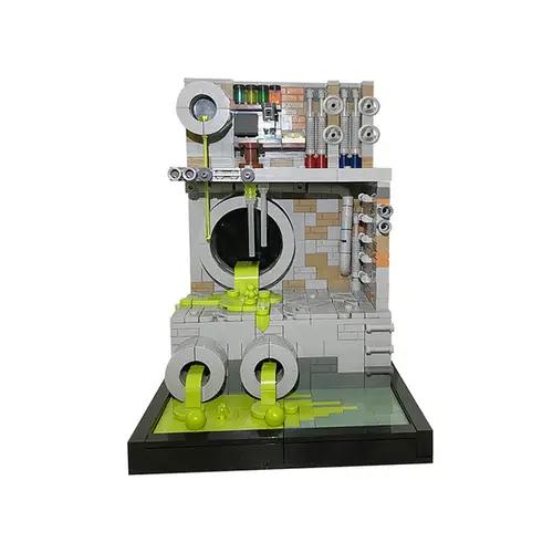 MOC-111005 TMNT Sewer Diorama MOC - Ninja Turtles