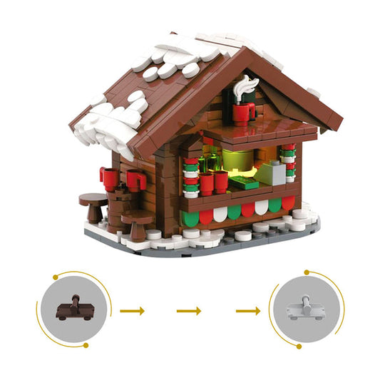 MOC-130694 Hot Drinks Stands - LEGO CHRISTMAS MOC