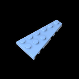 GDS-550 - Wedge Plate 6 x 3 Right