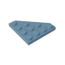 GDS-554 - Wedge Plate 4 x 4 Cut Corner