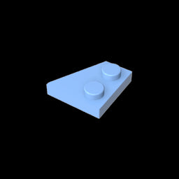 GDS-559 - Wedge Plate 2 x 2 Left