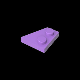 GDS-559 - Wedge Plate 2 x 2 Left