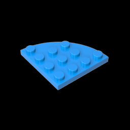 GDS-569 - Plate Round Corner 4 x 4