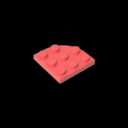GDS-570 - Plate Round Corner 3 x 3