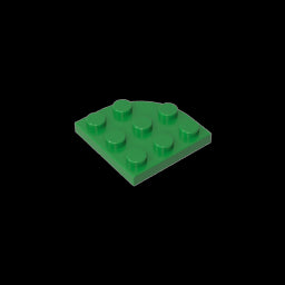 GDS-570 - Plate Round Corner 3 x 3