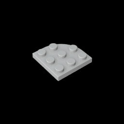 GDS-570 - Plate Round Corner 3 x 3