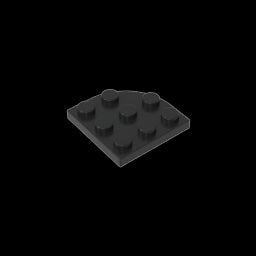 GDS-570 - Plate Round Corner 3 x 3