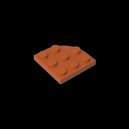 GDS-570 - Plate Round Corner 3 x 3