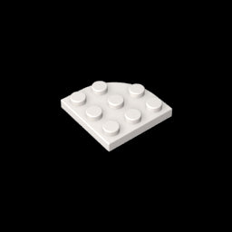 GDS-570 - Plate Round Corner 3 x 3