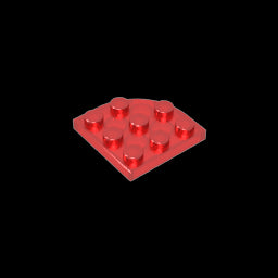 GDS-570 - Plate Round Corner 3 x 3
