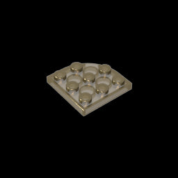 GDS-570 - Plate Round Corner 3 x 3