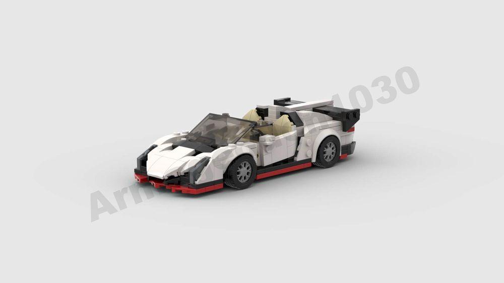 NEW LEGO - Vehicle - Skateboard w/ 2 Black - Purple x1