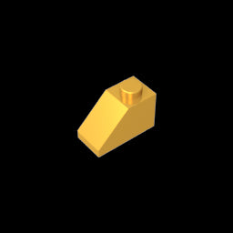 GDS-588 - Slope 45 Degrees 2 x 1 with Bottom Pin